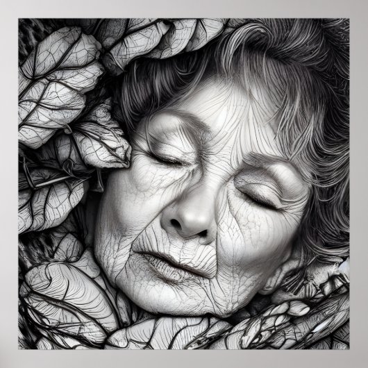 の間で眠っている母葉地 ポスター (正面)