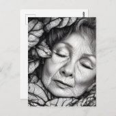 の間で眠っている母葉地 ポストカード (正面/裏面)