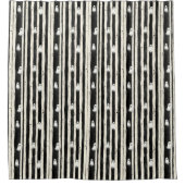 の間のストライプささやき声 シャワーカーテン (正面)