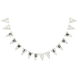 の間来もなくヴィンテージマップようこそ旅行赤ちゃんシャワー バンティングフラッグ