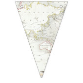 の間来もなくヴィンテージマップようこそ旅行赤ちゃんシャワー バンティングフラッグ (第2の旗)