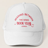 の間読のウィンズブッククラブレッドクレスト キャップ (正面)