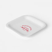 の間読のウィンズブッククラブレッドクレスト ペーパープレート (傾斜あり)