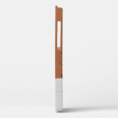 ~の間、白い雪に覆われた地面の葉のない木 Case-Mate iPhoneケース (裏面 / 左)