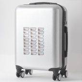 の隠警告在空気ラベルシール シール (スーツケース)