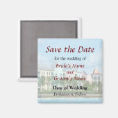 の離れパラダイスアイランドSave the Date マグネット (正面/裏面)