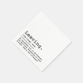 の離れ定義 スタンダードカクテルナプキン (角)