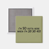 の離れ母磁石 マグネット (正面/裏面)