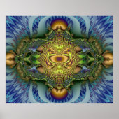 の離れ背景 ポスター (正面)