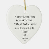 の離れ贈り物、同僚の贈り物、同僚の退職 セラミックオーナメント (右)