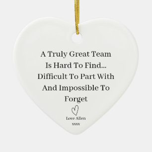 の離れ贈り物、同僚の贈り物、同僚の退職 セラミックオーナメント