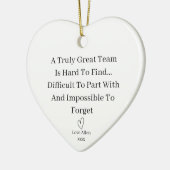 の離れ贈り物、同僚の贈り物、同僚の退職 セラミックオーナメント (左)