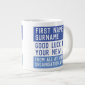 の離れ贈り物 – 新しい仕事で幸運を –  ジャンボコーヒーマグカップ (正面右)