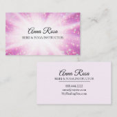 *~*の霊気のマッサージの治療の輝き光線 名刺 (正面/裏面)