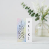 *~*の霊気の従業者またはマスターの神聖な幾何学 名刺 (スタンド正面)