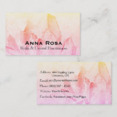 *~*の霊気の水晶ヨガの霊気のマスターエネルギー治療師 名刺 (正面/裏面)