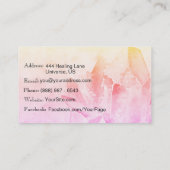 *~*の霊気の水晶ヨガの霊気のマスターエネルギー治療師 名刺 (裏面)