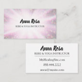 *~*の霊気はエネルギー治療の軽い労働者を放射します 名刺 (正面/裏面)