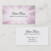 *~*の霊気エネルギー治療の輝き光線 名刺 (正面/裏面)