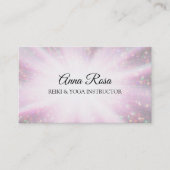 *~*の霊気エネルギー治療の輝き光線 名刺 (正面)