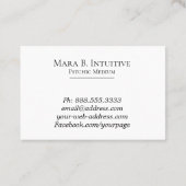 *~*の霊魂媒体の精神コミュニケーション水彩画 名刺 (裏面)