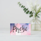 *~*の霊魂媒体の読者の形而上学的な水彩画 名刺 (スタンド正面)