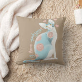 💛💙💛の青いSphynxの💛💙💛 クッション (ブランケット)