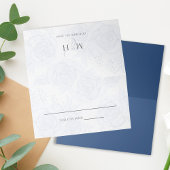 の青結婚フローラ披露宴席 プレイスカード