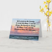 の静インスパイアかな祈りの言葉グリーティングカード カード (黄色い花)