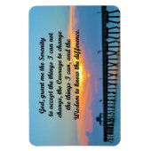 の静インスパイア静祈りの言葉磁石 マグネット (縦)