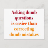 の頼ばか問題は簡単だ ポストカード (正面)