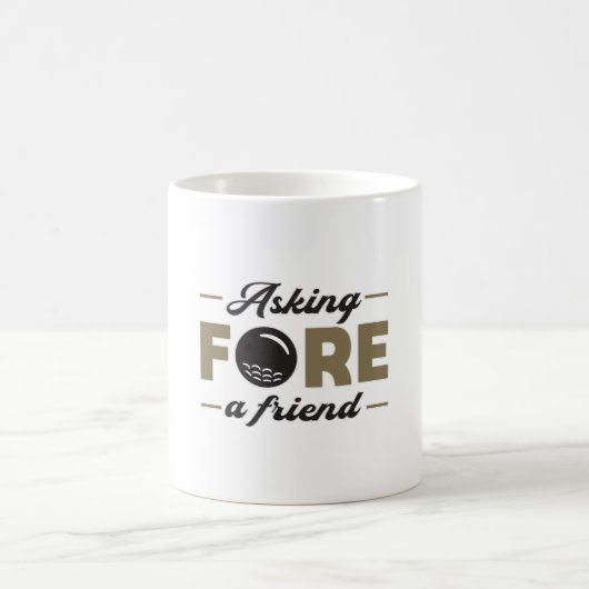 の頼fore A Friend Golf Golfingギフトおもしろいアイディア コーヒーマグカップ (中央)