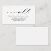 の願い結婚のロマンモダンティックな脚本 エンクロージャーカード (正面/裏面)
