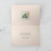 の願結婚いアゲハチョウ蝶のリリー カード (内部)