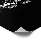 の食べスリープクルーズリピート家族クルーズバケーション ポスター (角)