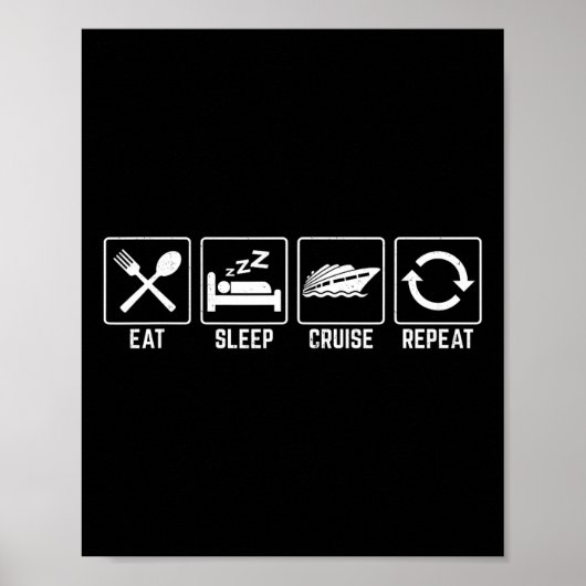 の食べスリープクルーズリピート家族クルーズバケーション ポスター (正面)