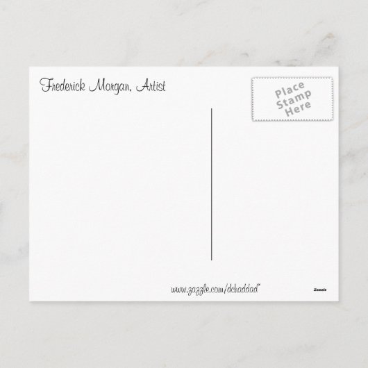 の食べ物を与えウサギの復活祭 シーズンポストカード (裏面)