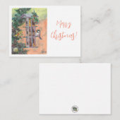 の食べ物を与えバーディ・ギフト・ノート・カード ノートカード (正面/裏面)