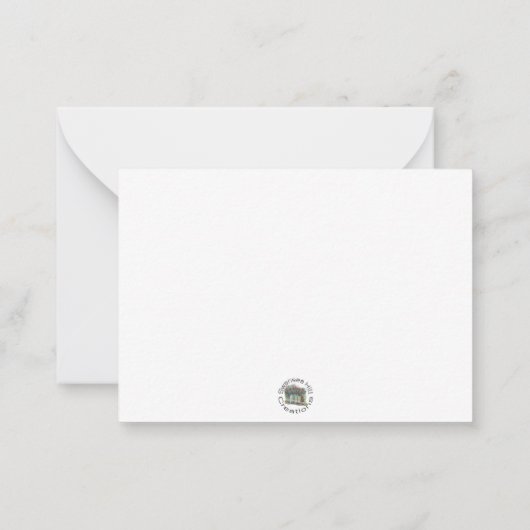 の食べ物を与えバーディ・ギフト・ノート・カード ノートカード (裏面)