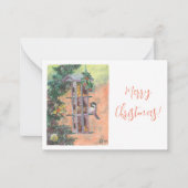 の食べ物を与えバーディ・ギフト・ノート・カード ノートカード (正面)