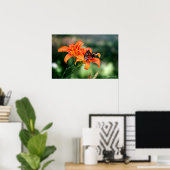 の食べ物を与えユリでの時間4 ポスター (ホームオフィス)