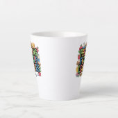 の食べ物を与え将来の指導者 カフェラテマグ (正面)