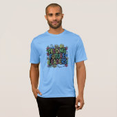 の食べ物を与え将来の指導者 Tシャツ (正面フル)