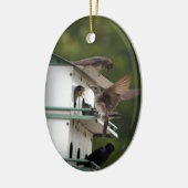 の食べ物を与え時刻 セラミックオーナメント (左)