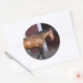 の食べ物を与え時刻 ラウンドシール (封筒)