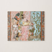 の食べ物を与え鶏の ジグソーパズル (横)