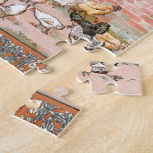 の食べ物を与え鶏の ジグソーパズル (側面)