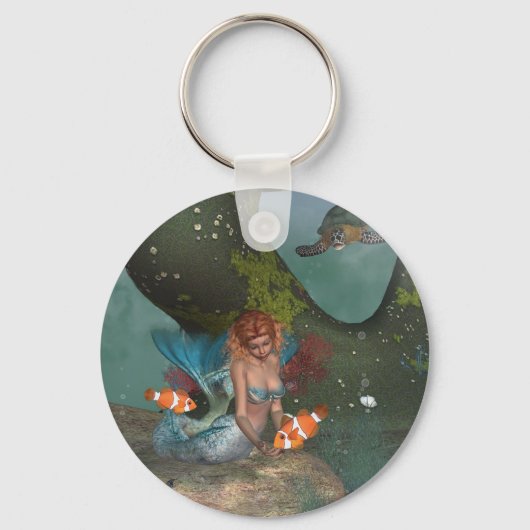 の食べ物を与えFishes Keychain キーホルダー (正面)