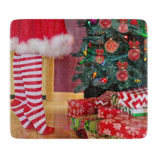 の飾クリスマスツリー カッティングボード (正面)