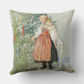 の飾クリスマスツリー – カール・ラーソン クッション (裏面)